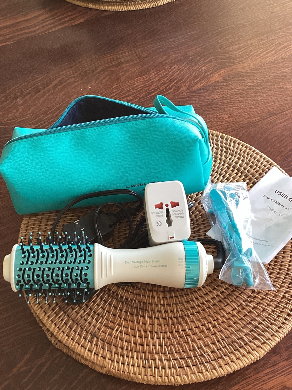 4 in1 Travel Hairdryer Brush, International